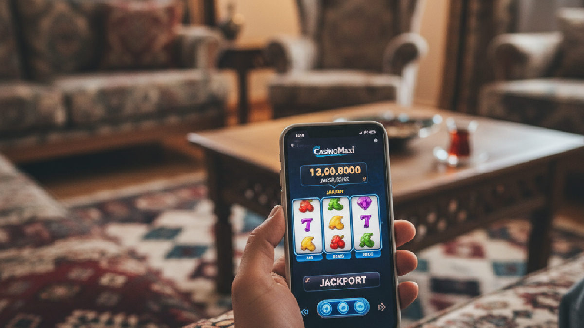 Mobil cihazda CasinoMaxi jackpot slotları deneyimi her an sizinle.